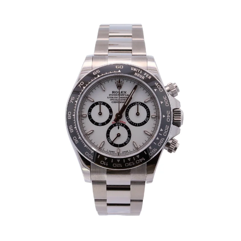 Rolex Daytona "Panda" 40mm Stainless Steel White Chronograph Dial Watch Reference #: 126500LN