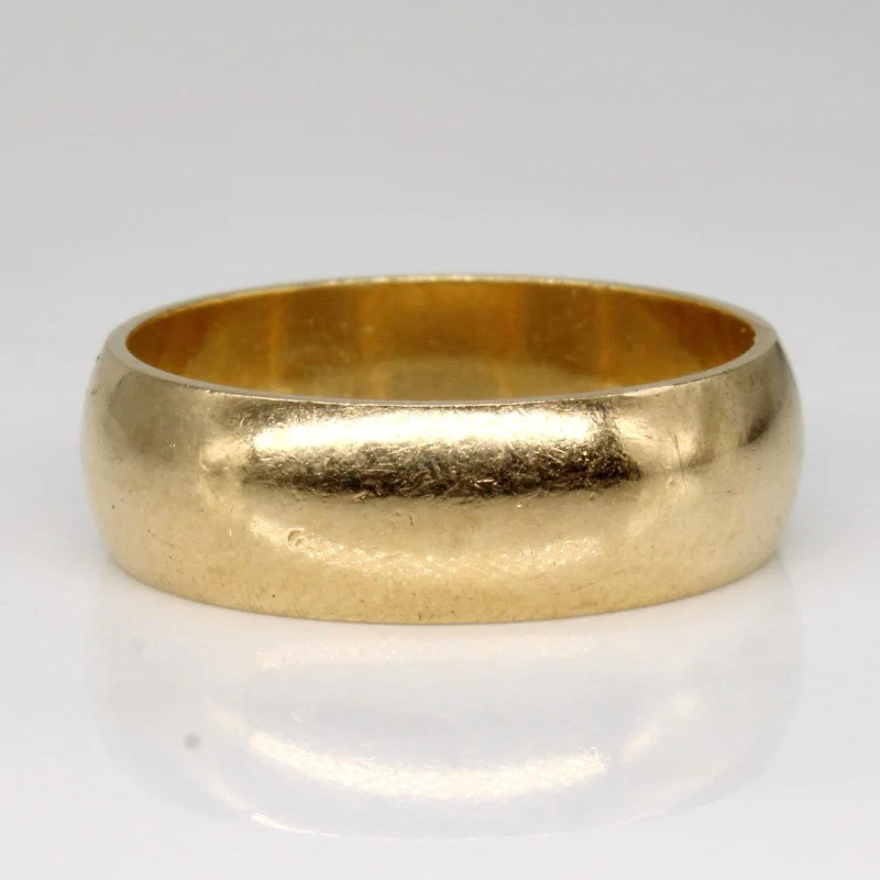 10k Yellow Gold Band | SZ 6.75 |