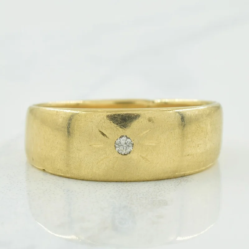 Diamond Starburst Band | 0.03ct | SZ 8.25 |