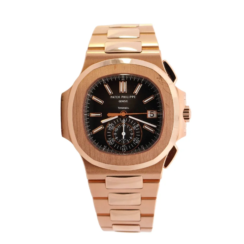 Patek Philippe Nautilus Tiffany & Co. Rose Gold 40mm Watch Ref 5980/1R-001