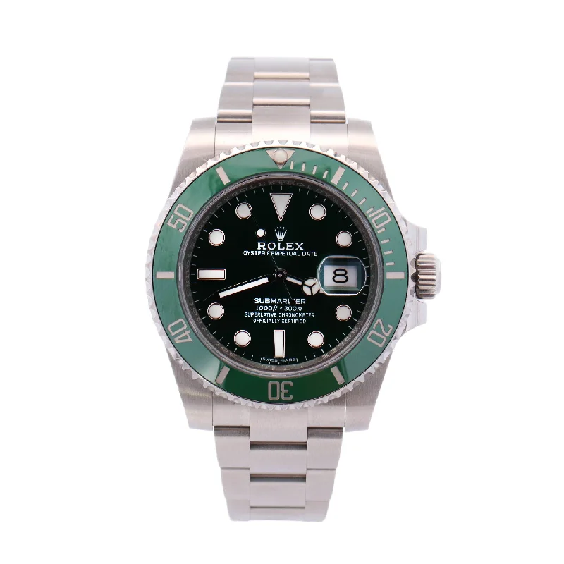 Rolex Submariner "Hulk" Stainless Steel 40mm Green Dot Dial Watch Reference #: 116610LV