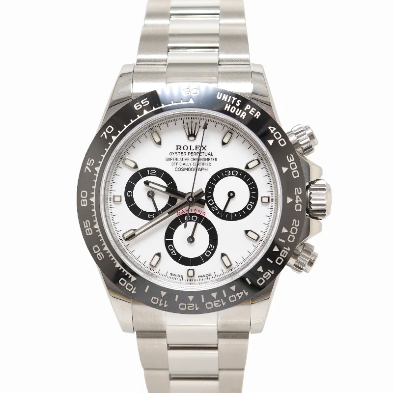 Rolex Daytona "Panda" 40mm Stainless Steel  White Chronograph Dial Watch Reference# 116500LN