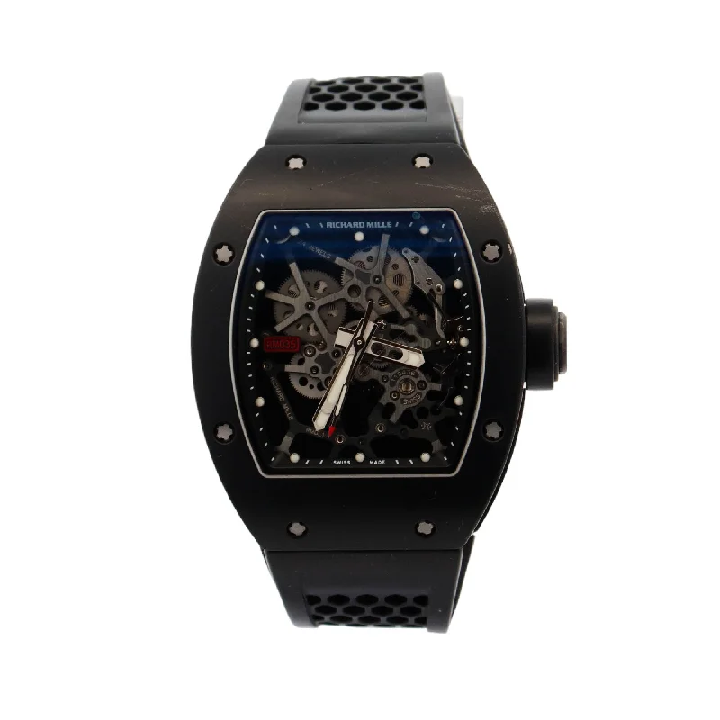 Richard Mille RM035 39.7mm Aluminum Skeleton Dial Watch Ref# RM037