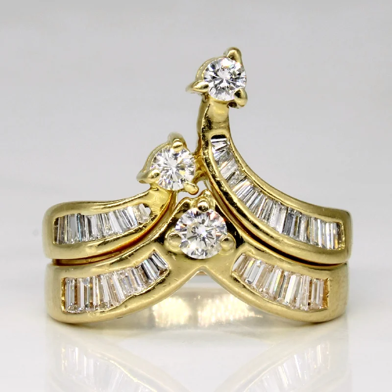 Diamond Contour Ring | 1.00ctw | SZ 7.25 |