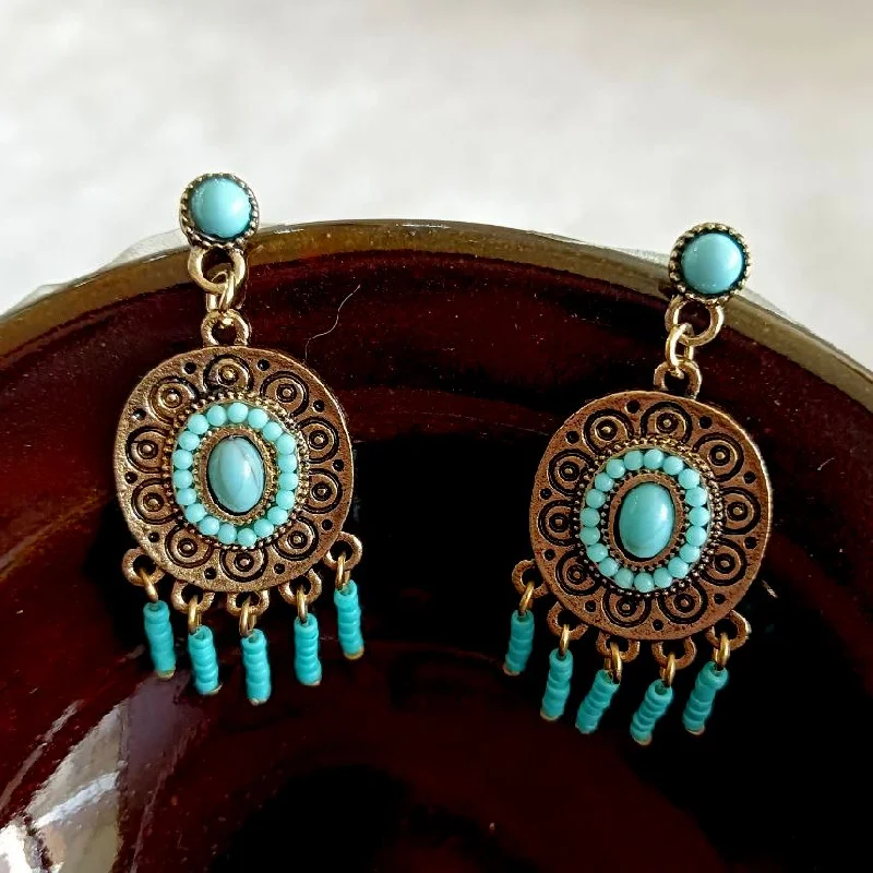 Bohemian Indo Western Earrings - PT100248