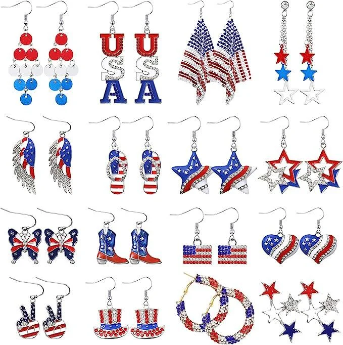 Patriotic Collection Earrings